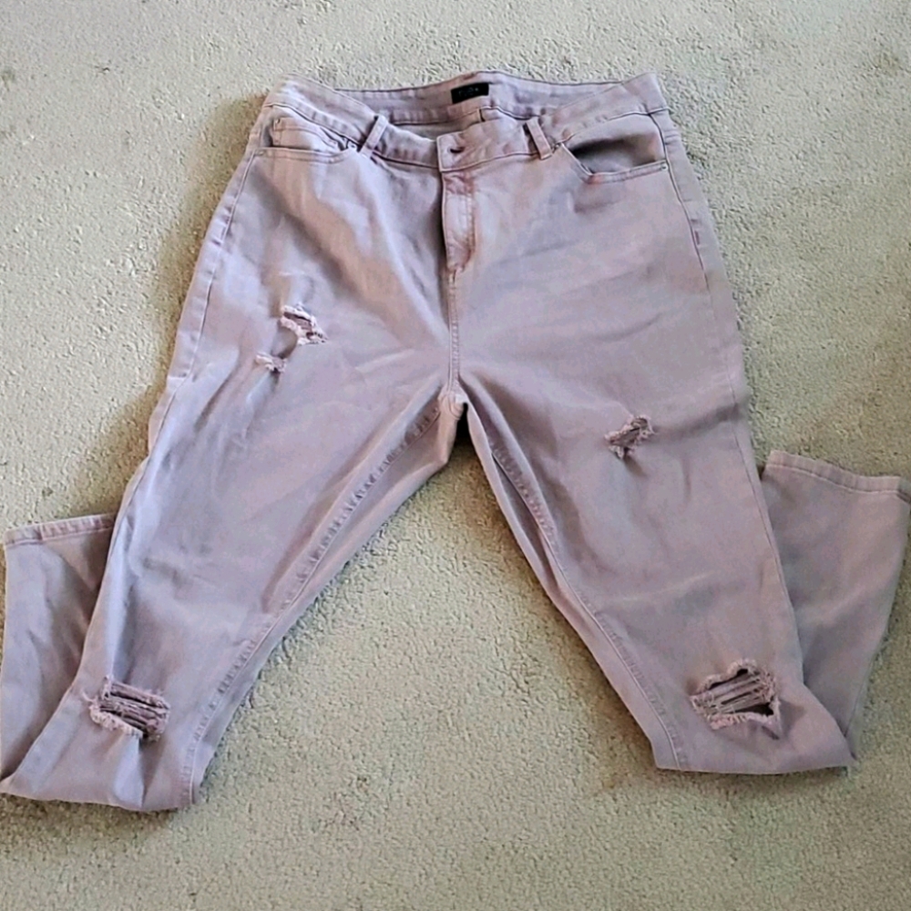 RUE 21 Frayed Jeans Size 14